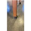 Image 3 : TEAK SERVING CART WITH REMOVABLE TRAY