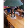 Image 3 : 2 IRON AND STONE TABLE LAMPS
