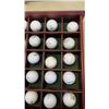 Image 3 : COLLECTION OF GOLF BALLS AND 24 K GOLD PLATED PEPSI LEFT HANDED PUTTER