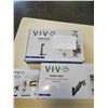 Image 3 : VIVO TV WALL MOUNT AND 2 SINGLE MONITOR MOUNTS