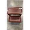 Image 2 : LEATHER INLAID STEPSTOOL
