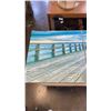 Image 2 : 3 PC WHARF WALL ART 83" LONG SIDE BY SIDE