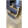Image 3 : BLACK IKEA 6 DRAWER DRESSER AND 2 DRAWER NIGHTSTAND