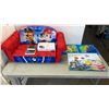 Image 1 : PAW PATROL COUCH WITH CANVAS PRINTS AND GALAXY S21 OTTERBOX WITH SCREEN PROTECTOR