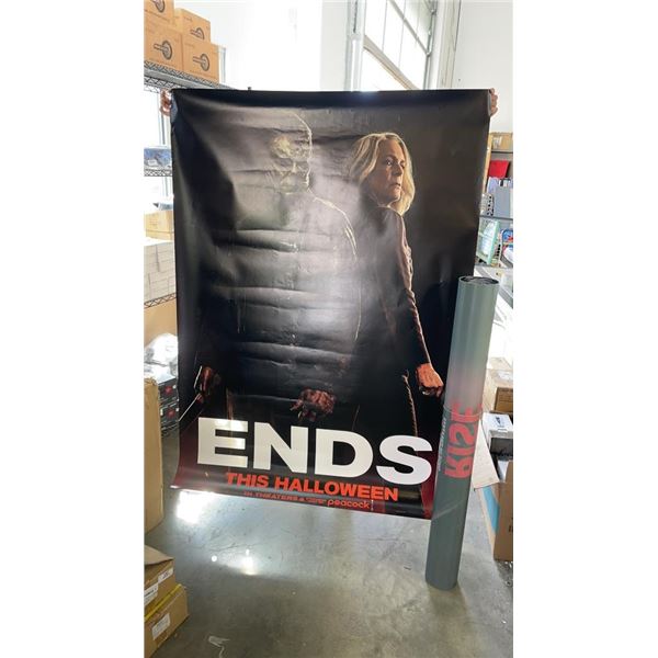 EVIL DEAD AND HALLOWEEN 6FT X 4FT MOVIE POSTERS