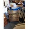 Image 1 : 4 TIER METAL AND WOOD SHELF