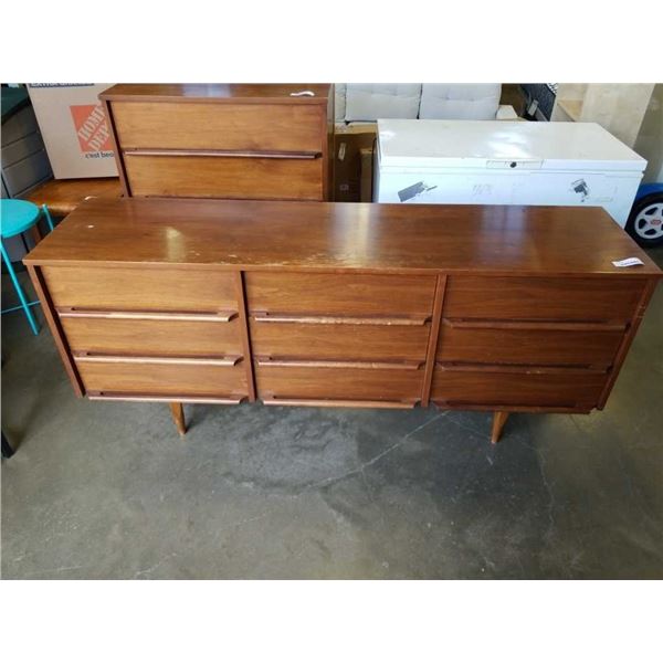 MCM 9 DRAWER DRESSER