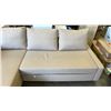 Image 2 : NEW 2PC SECTIONAL WITH STORAGE CHAISE AND PULL UP BED RETAIL $1600