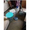 Image 1 : METAL ADJUSTABLE ARM LAMP AND 2 METAL SIDE TABLES