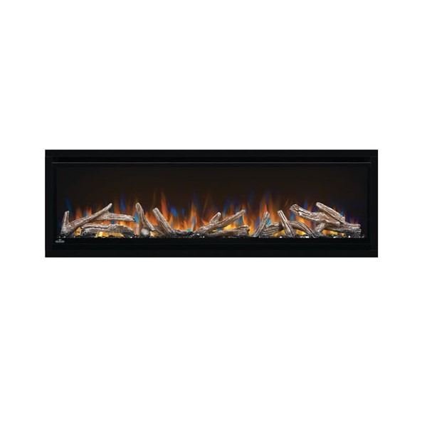 AS NEW NAPOLEON BLACK ELECTRIC 50" FIREPLACE - RETAIL $1529