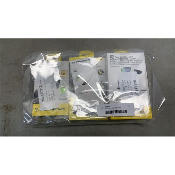 LOT OF SCOSCHE PRODUCTS