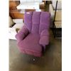 Image 1 : PURPLE LAZY BOY RECLINER