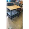 Image 2 : METAL ROLLING CART 21" X 33"