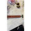 Image 2 : LOT OF ART GLASS JAR, SILVER PLATE JAR, VINTAGE SPRAYER AND CUP WITH SPOON
