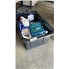 Image 1 : TOTE OF MENS ABSORBANT UNDERWEAR, IKEA SHELF, REUSABLE BAGS AND MORE