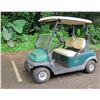 Image 1 : Club Car IR 2-Passenger Green Electric Golf Cart w/ Tow Hitch (Runs - No Charger)