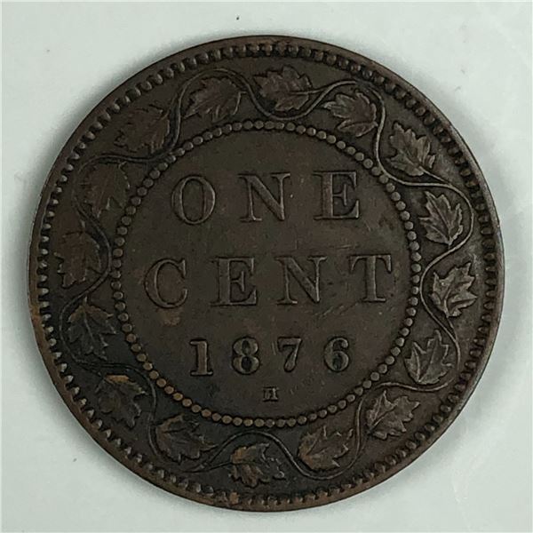 Canadian Large Cent 1876 EF 101
