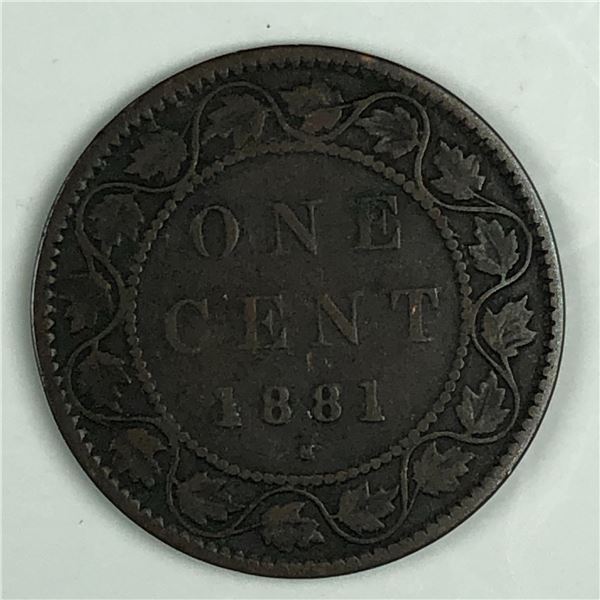 Canadian Large Cent 1881 Fine+ 102