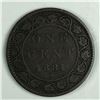Image 1 : Canadian Large Cent 1881 Fine+ 102