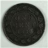 Image 1 : Canadian Large Cent 1881 VF Double Die Present 108