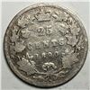 Image 1 : 1890 Queen Victoria 25 Cents