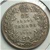 Image 1 : 1918 King George V 25 Cents