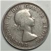 Image 2 : 1953 Small Date Queen Elizabeth 25 Cents