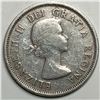 Image 2 : 1953 Large Date  Queen Elizabeth 25 Cents