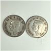 Image 2 : Group Lot of 2 King George V 50 Cents