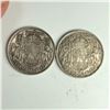 Image 1 : Group Lot of 2 King George V 50 Cents