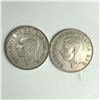 Image 2 : Group Lot of 2 King George V 50 Cents