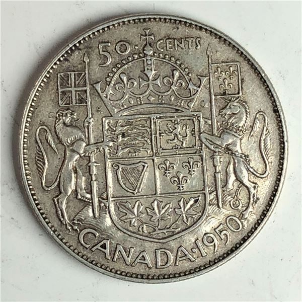 1950 King George VI 50 Cents