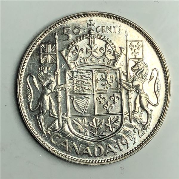 1952 King George VI 50 Cents