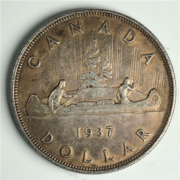 1937 King George VI Canadian Silver Dollar