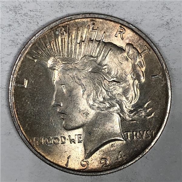 1924  US Peace Dollar UNC