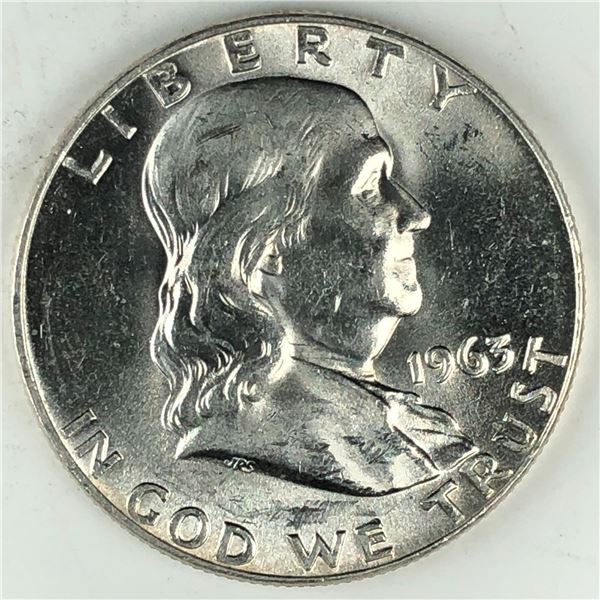 1963D US Half Dollar UNC