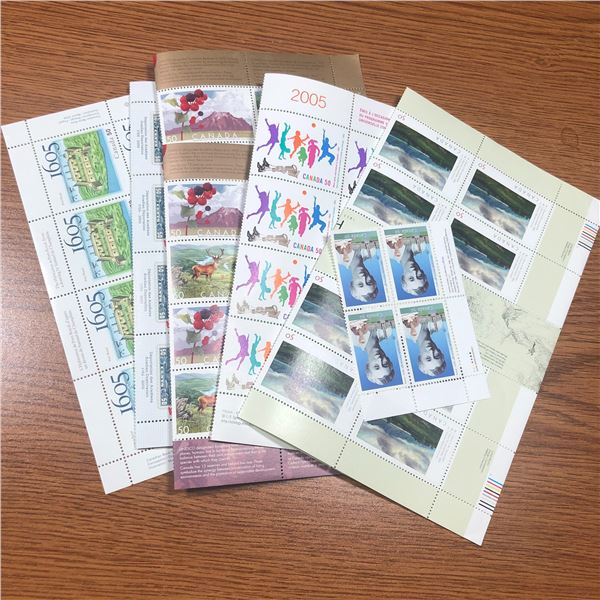 Canadian Stamps Assorted Lot $50 Face Value New