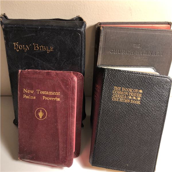 Vintage Bible Lot from 1912 to 1950's