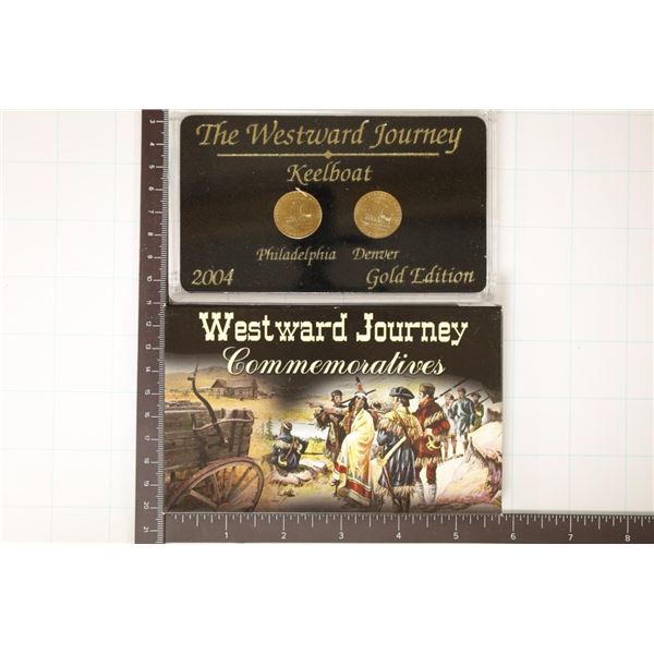 WESTWARD JOURNEY GOLD EDITION KEELBOAT NICKEL
