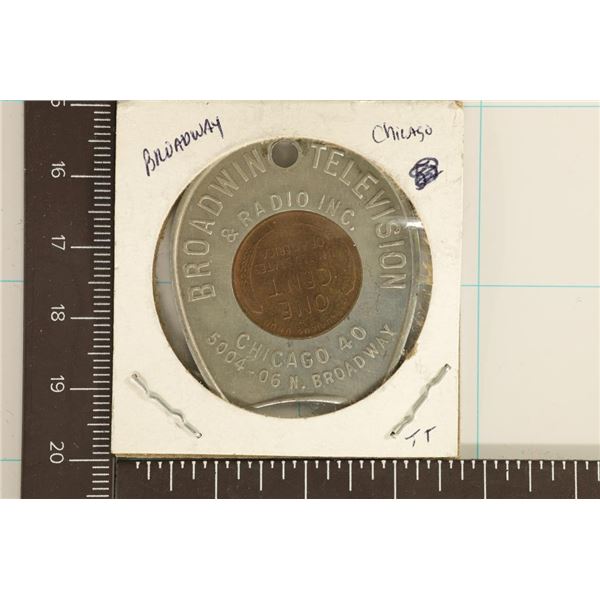 ENCASED 1951-D LINCOLN WHEAT CENT "KEEP ME