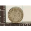 Image 1 : (SEMI-KEY)1905-S SILVER BARBER QUARTER