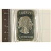 Image 1 : 1 TROY OZ .999 FINE SILVER PF INGOT "INDIAN /