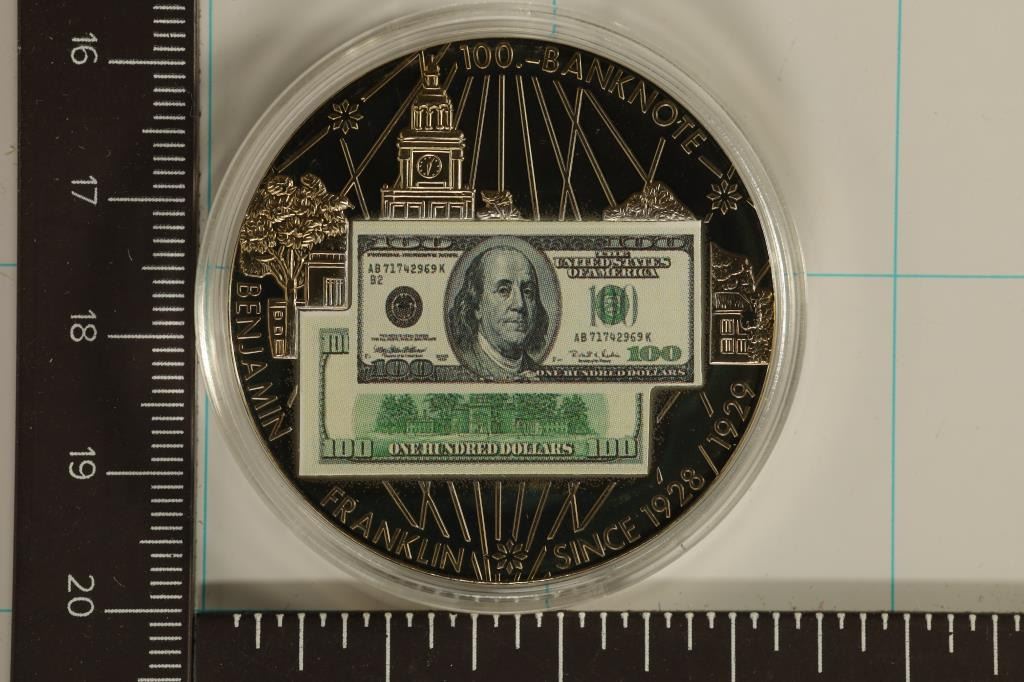 BANK NOTES OF THE USA 2007 BU TOKEN FEATURING