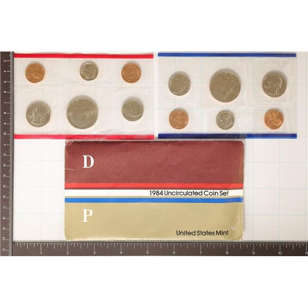 1984 US MINT SET (UNC) P/D (WITH ENVELOPE)