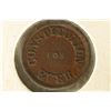 Image 2 : 1863 CIVIL WAR TOKEN "NOT ONE CENT" "CONSTITUTION