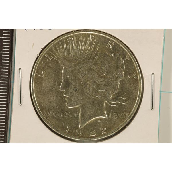 1922 PEACE SILVER DOLLAR