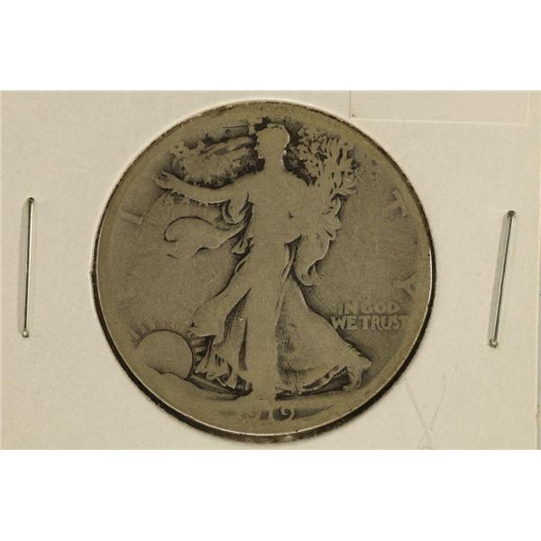 1919-D SILVER WALKING LIBERTY HALF DOLLAR