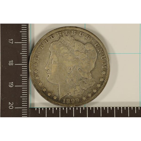 (SEMI-KEY) 1899 MORGAN SILVER DOLLAR