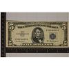 Image 1 : 1953-A US $5 SILVER CERTIFICATE BLUE SEAL CRISP