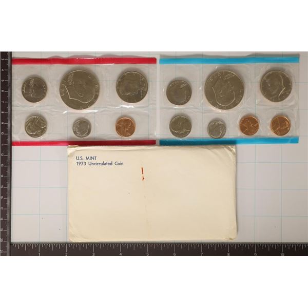 1973 US MINT SET (UNC) P/D/S (WITH ENVELOPE)